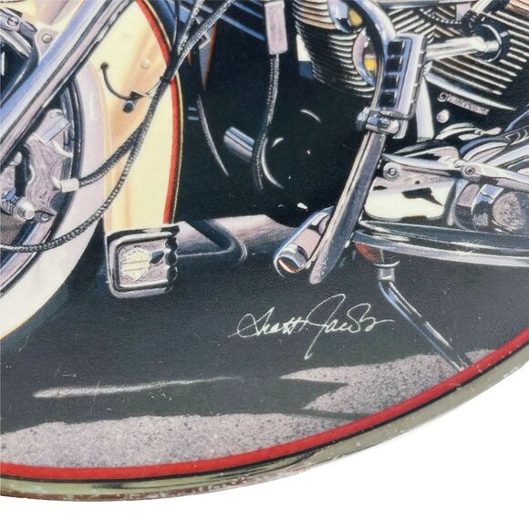 Franklin Mint Harley Davidson Heritage Softail Classic Collector Plate u Decorat - Picture 2 of 4